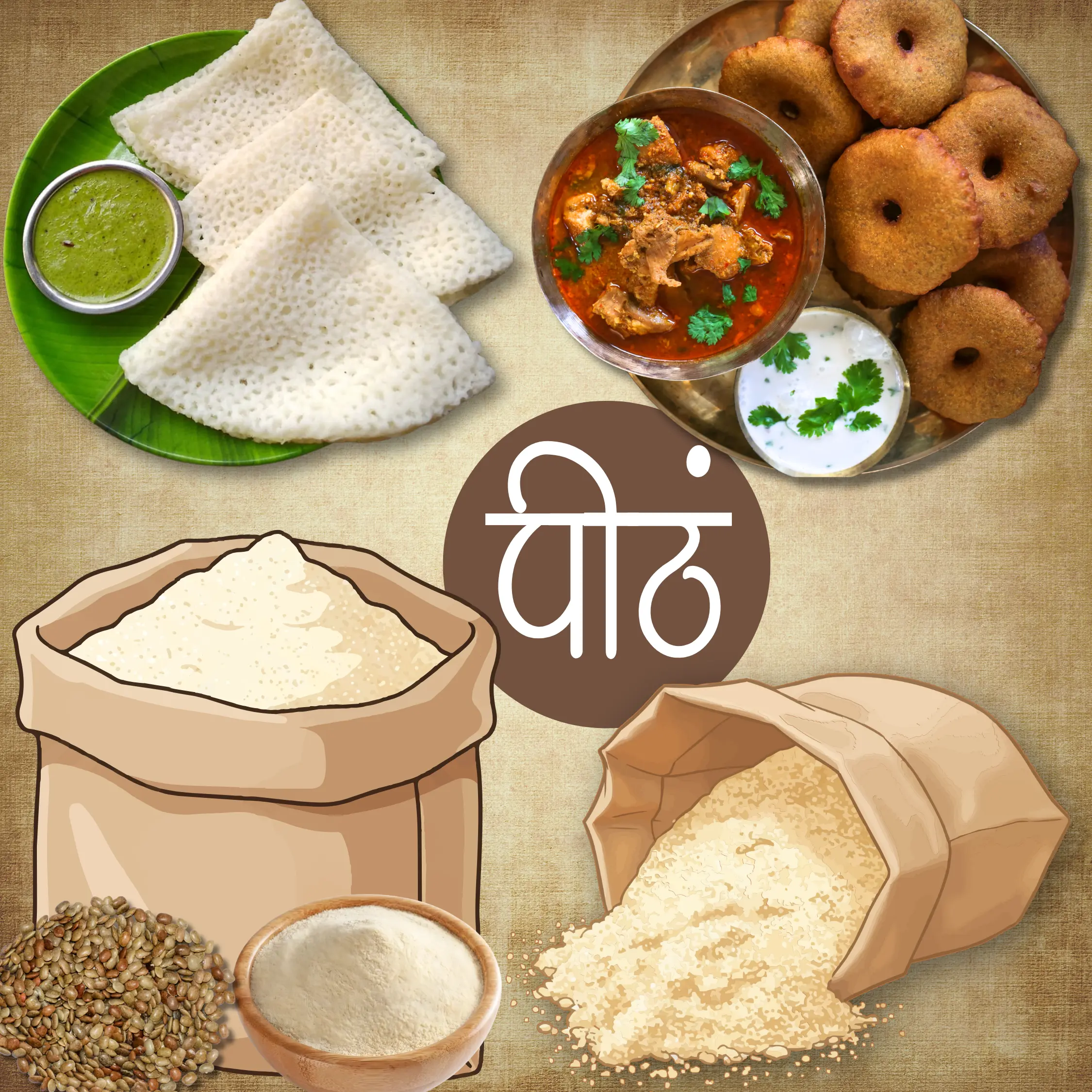 Flours - Gharguti Pith