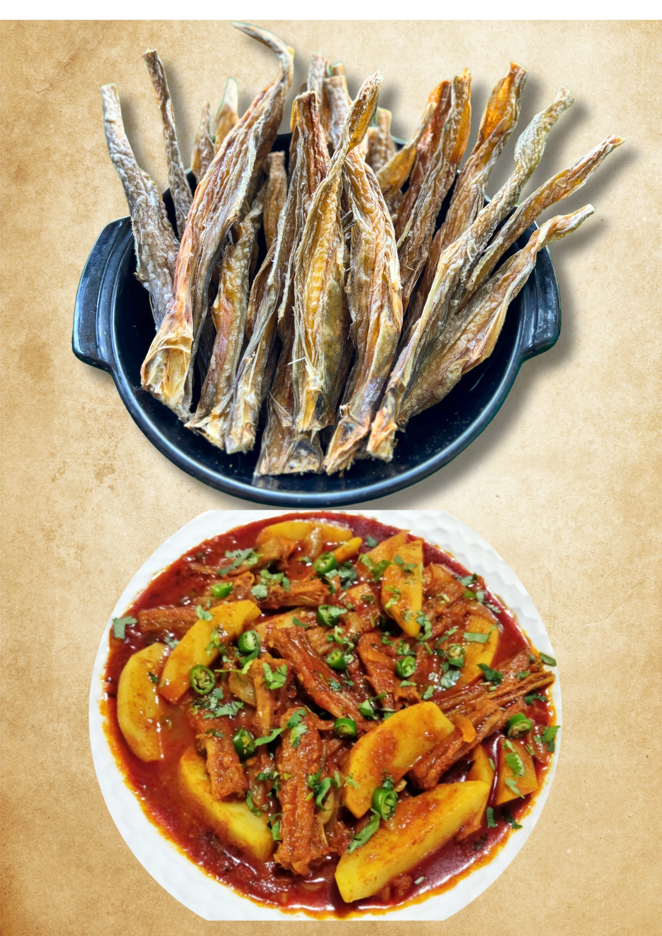 Suke Bombil (Sundry Bombay Duck) With Cleaned